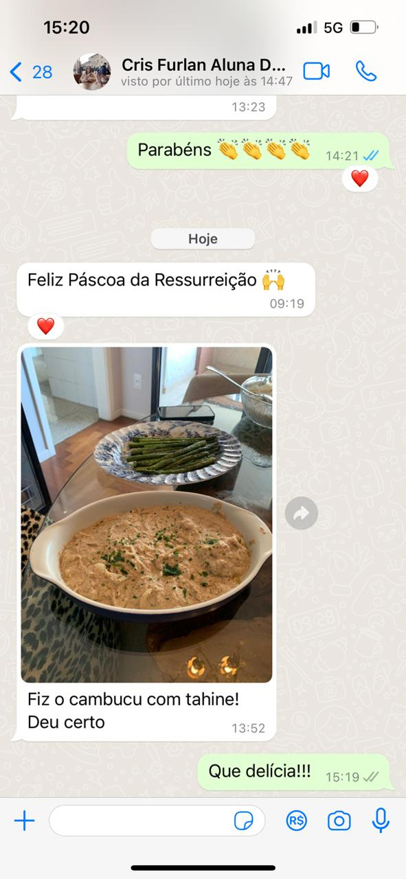 Depoimento aluna