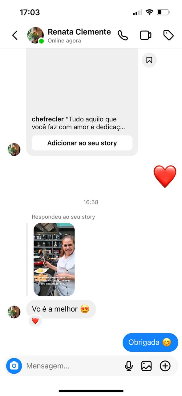 Depoimento aluna