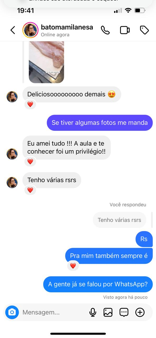 Depoimento aluna