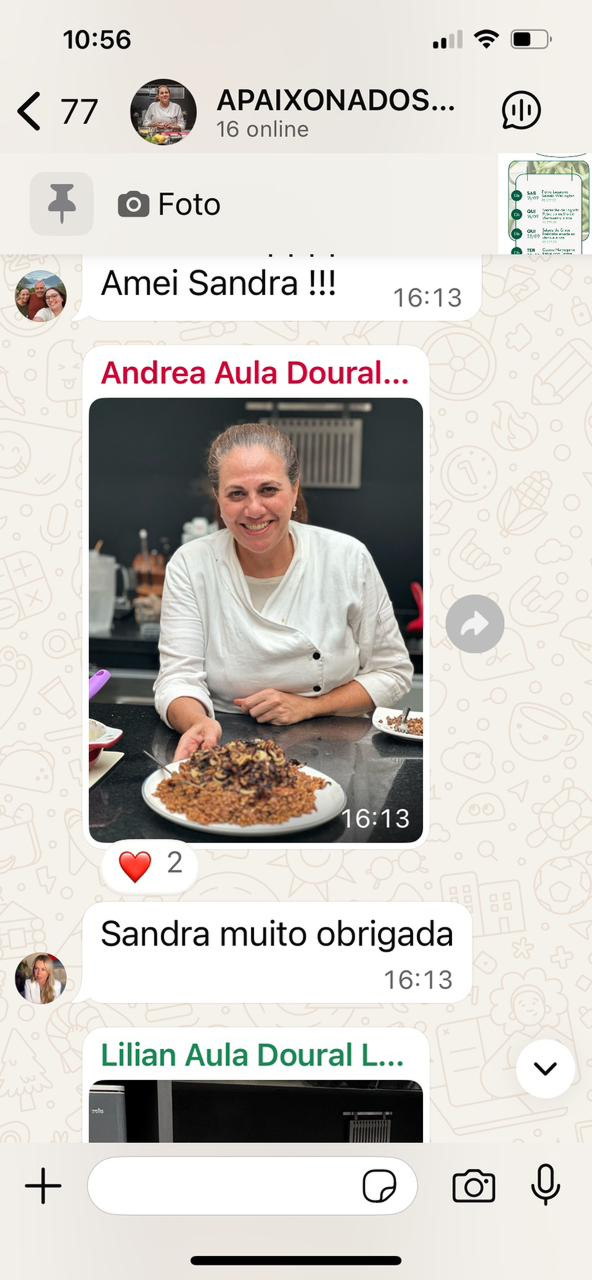 Depoimento aluna