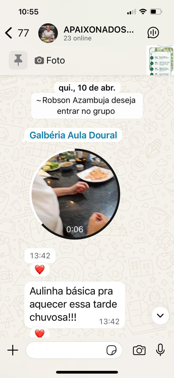 Depoimento aluna